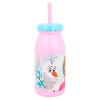 Disney Frozen 300ml Milk Bottle With Straw Extra Image 1 Preview